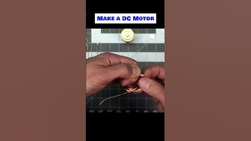 How to Make a DC Motor #stem #stemeducation #experiment #explained