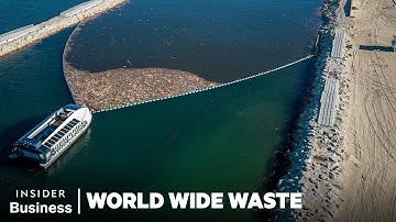 Most Ocean Plastic Flows From Rivers. Can Giant Trash Barriers Stop It? | World Wide Waste