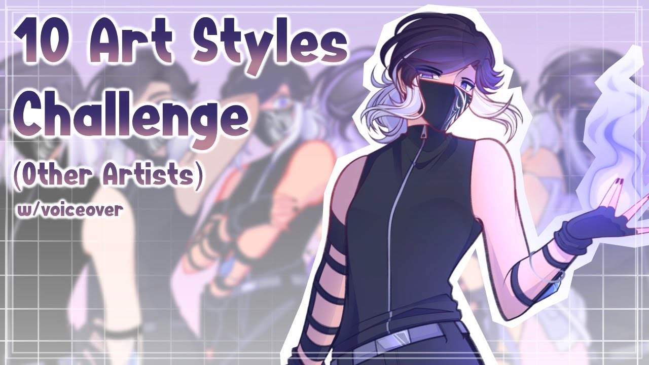10 Art Styles Challenge (Other Artists Edition) - YouTube