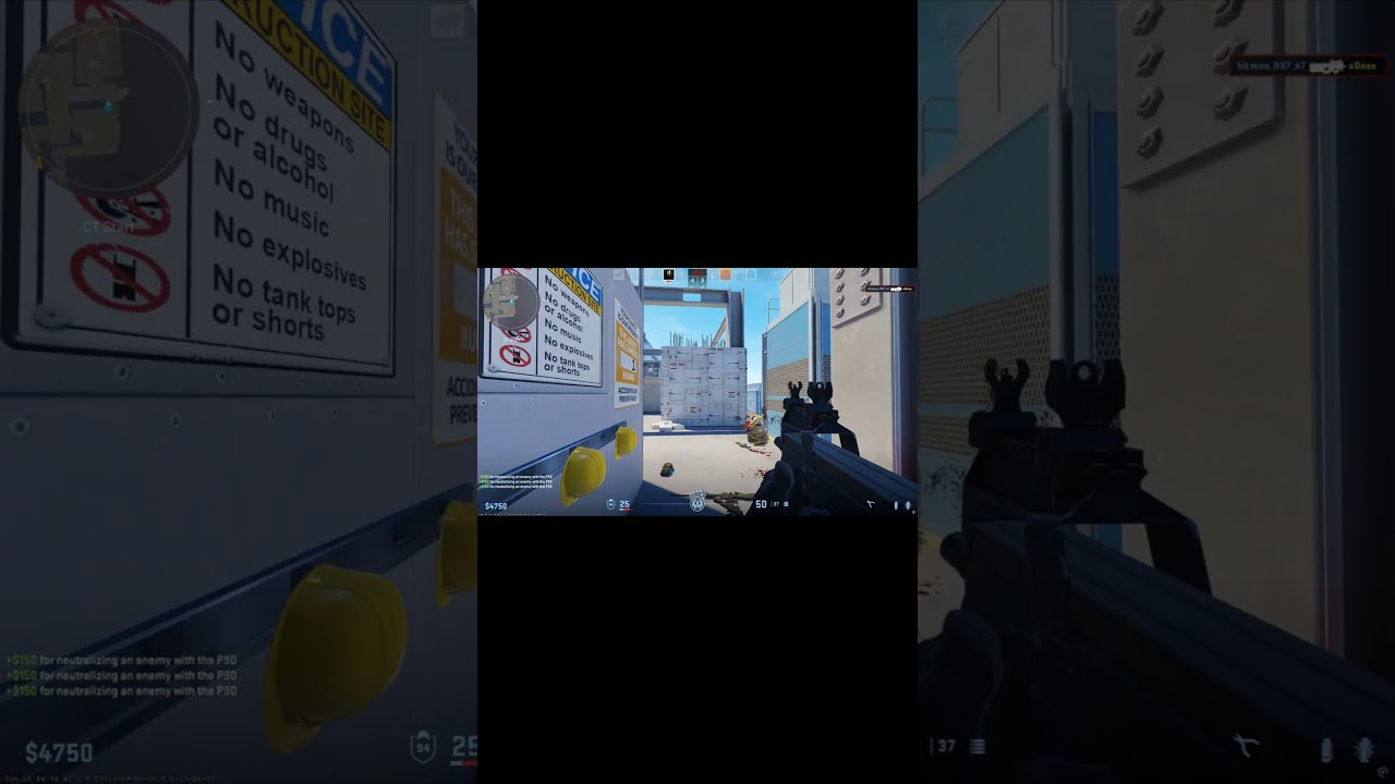 5-Kill P90 Clutch on Vertigo | AK47 Users Rage Quit 😂 