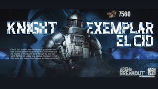 The NEW Knight skin cost me 7.5k bonds in arenabreakout, TV Station solo gameplay 