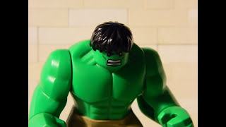 Hulk Vs Loki Avengers Scene Puny God In Lego