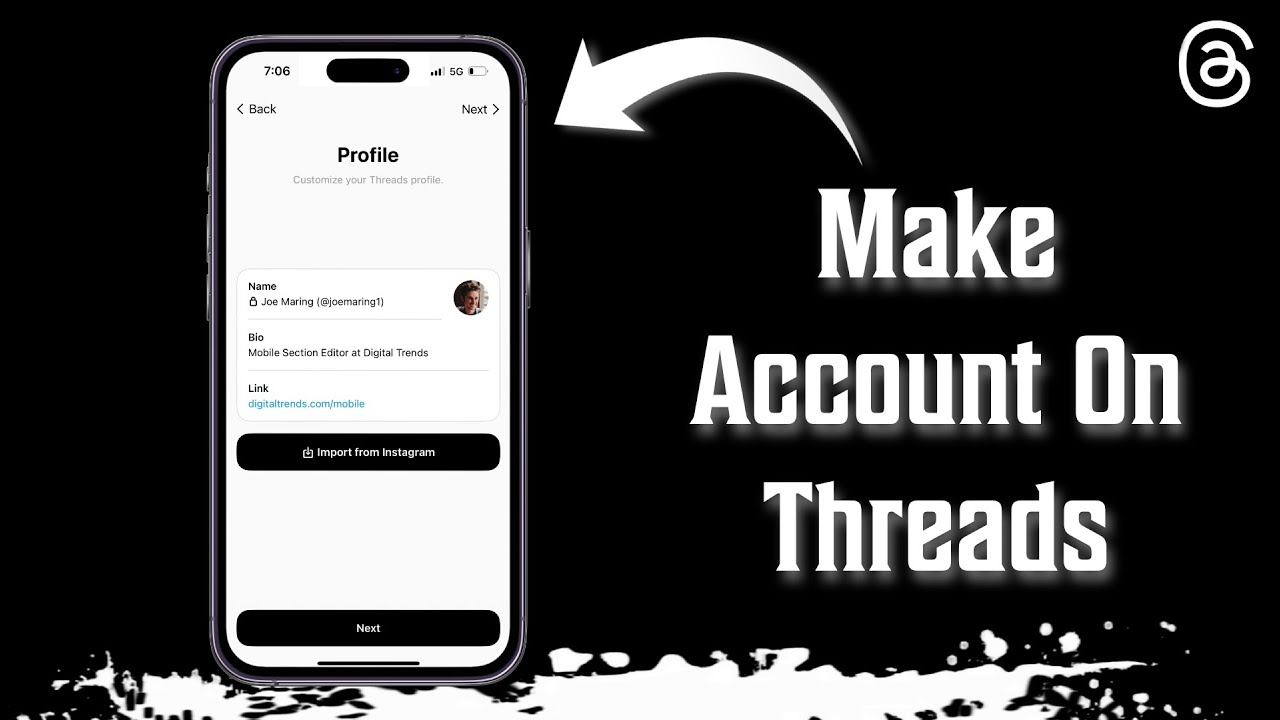 How To Make Account On Threads - YouTube