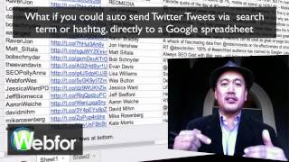 How to automate Twitter Searches/Tweets to Google Spreadsheet