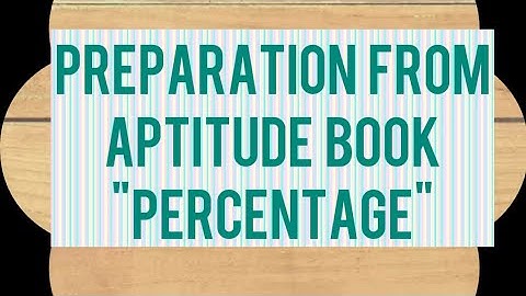 " Mathematics from aptitude" part 2, By Asif Ali