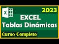 Curso Excel - Tablas Dinámicas (básico - intermedio - avanzado) 2019