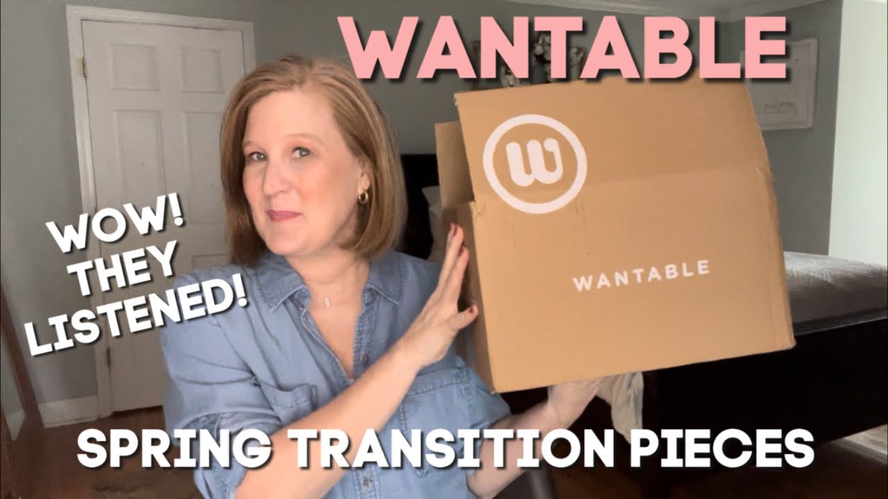 Wantable Spring Wantable | February 2022 | Pretty Spring Transition Pieces - YouTube