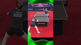 Beautiful Backhand Loop Techniques  #sports #worldtabletennis #pingpong #charlottelutz #short