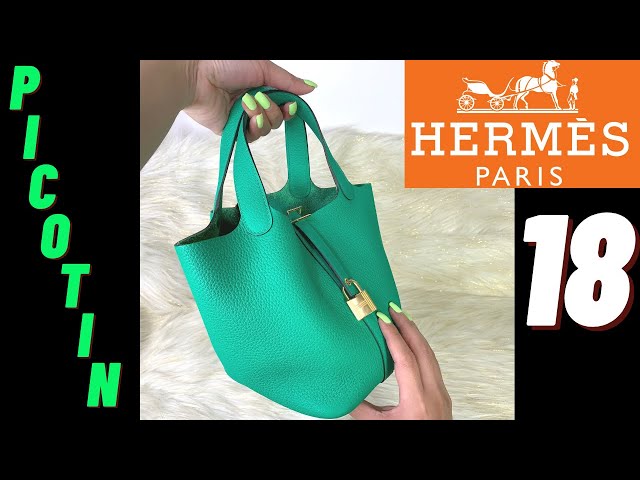HERMES PICOTIN 18 Mint ( Menthe) Reveal 🔥 