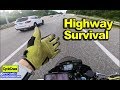 Motorcycle SURVIVAL on Highway