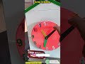 Wall clock craft ideas for school project | Wall Clock Working Model | Easy School Science Project