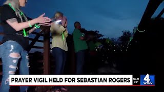 Prayer vigil held for Sebastian Rogers