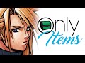 Can you beat final fantasy vii with items only  casp