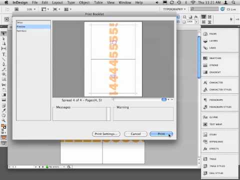 Indesign Print Booklet To Pdf Youtube