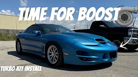 Installing the NEW Huron Speed Turbo Kit on my Trans Am **Plus Holley Lo-Ram install**