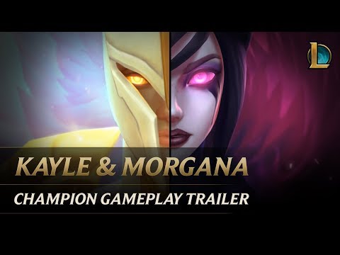 Kayle and Morgana: The Righteous and the Fallen | Champion Gameplay Trailer (PEGI)