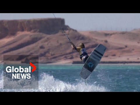 Freestyle kitesurfing world cup wraps up in saudia arabia