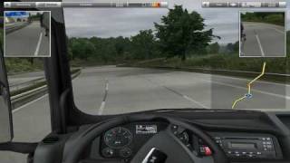 German Truck Simulator Gameplay On ATI Radeon X1550