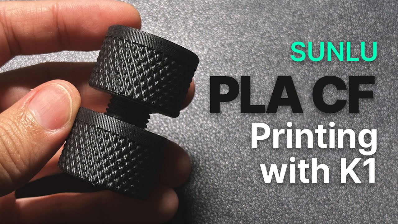 Testing Sunlu Carbon PLA Filament for Advanced 3D Printing with K1  #3dprinting #k1 #sunlu 