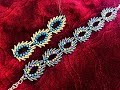 DIY Beaded Bracelet || Christmas Gift ideas || St Petersburg Stitch || Russian leaves