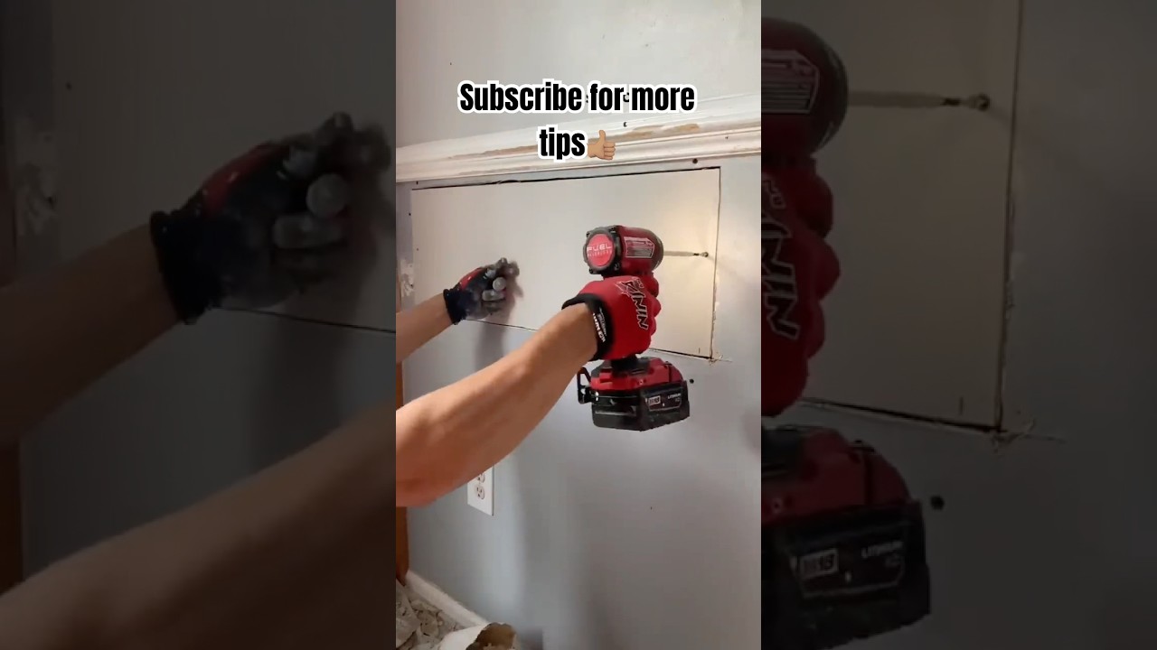 How to patch drywall fast￼ 