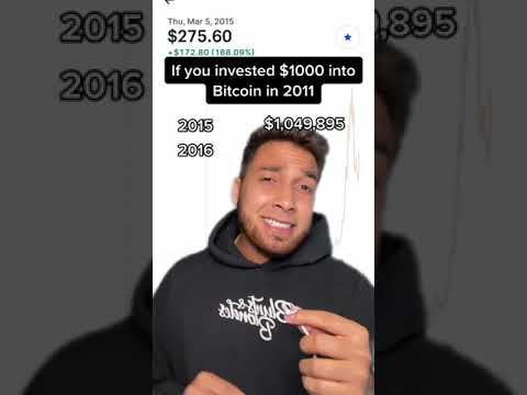 What If You Invested $1000 Into Bitcoin In 2011
