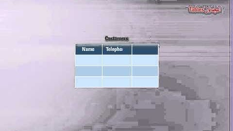 ICDL Ver5 Module5 الوحدة 5  قواعد البيانات مقدمة لقواعد البيانات