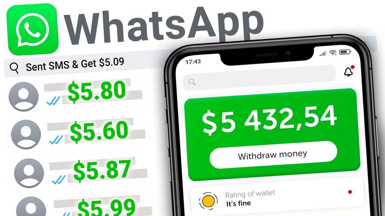 App Pays 5 For Each SMS Your Received   Make Money Online