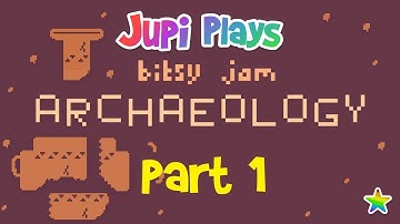 Jupi Plays Indie Games: ALL THE GAMES [Bitsy Jam: Archaeology] [Part 1]