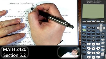 Differential Equations - Section 5.2