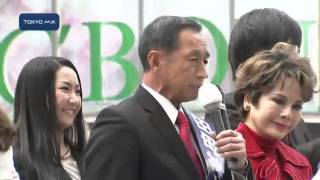都知事選　選挙戦最後の日曜日、銀座で支持訴え