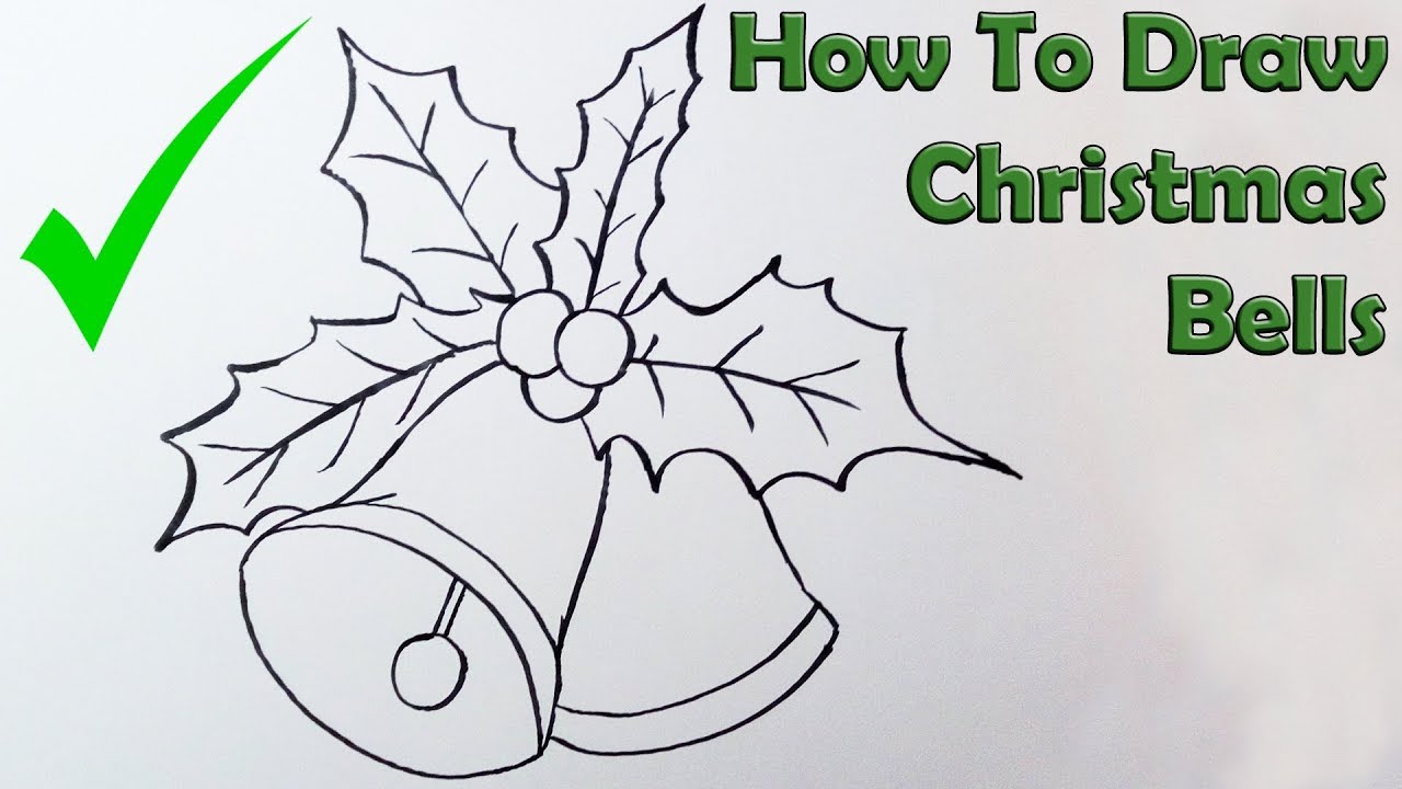 How to Draw Christmas Bells