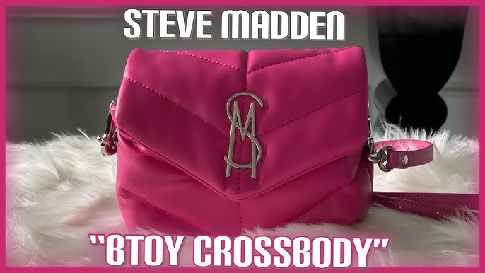 Steve Madden BStrike Barrel Bag in Denim MINI DUFFLE CROSSBODY BAG