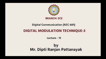 Digital Communication | Digital Modulation Technique Part-3 | AKTU Digital Education