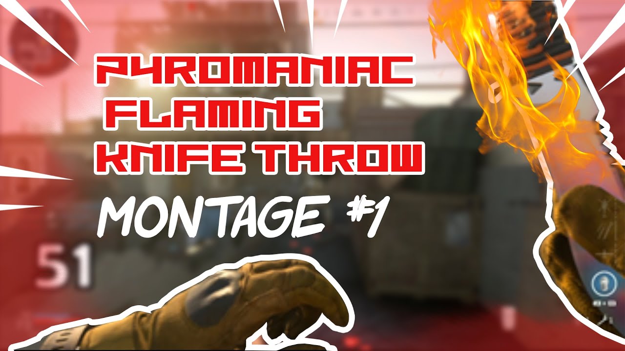 Pyromaniac Heat Knife Throwing Montage On Call of Duty Modern Warfare | Crazy Trick Shot!
