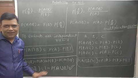 PROBABILITY class 12 RBSE EXERCISE 16.2 Questions 1,2,3