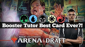Booster Tutor Best Card Ever?! | Powered Cube Draft | MTG Arena