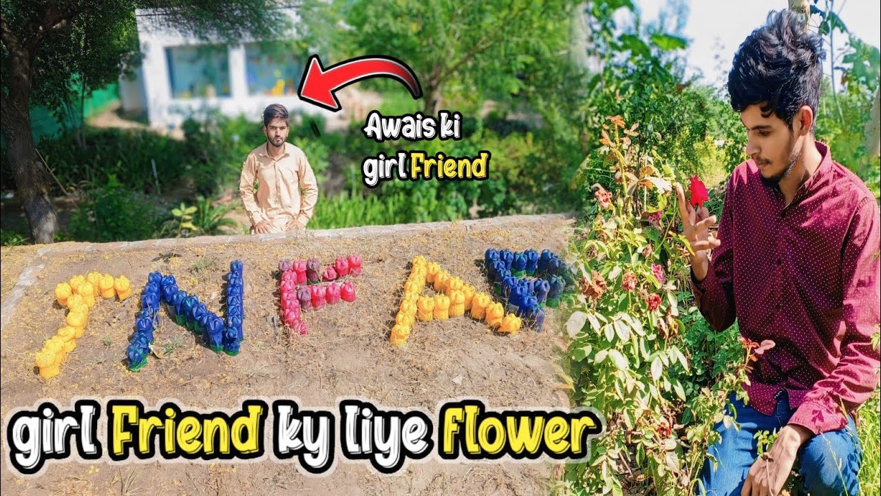 Awais apni girlfriend ke flower yha se lena Aya 🤪 | Awais ki v girl ...
