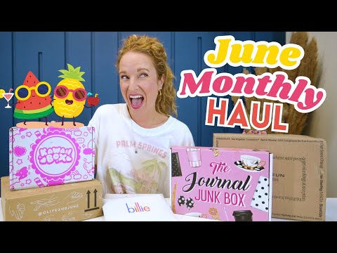 Subscription Box Unboxing Haul | June 2025 Monthly Haul ☀️ Get Summer Ready ☀️