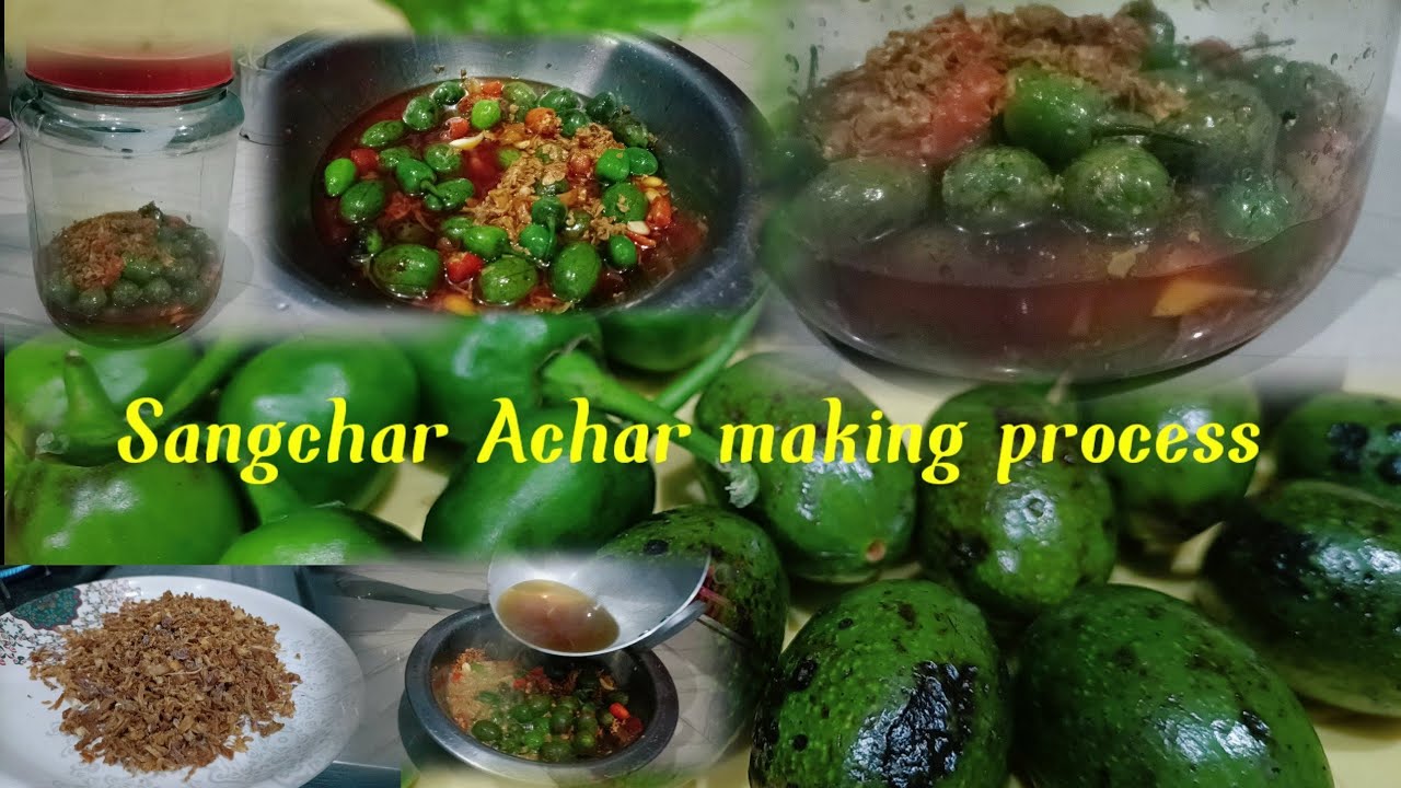 Homemade Delicious Sangchar/ Sichir Achar Making Process🤤 - YouTube