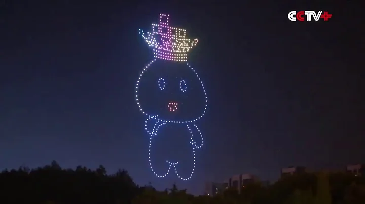 800 Drones takes the Air show on the sky