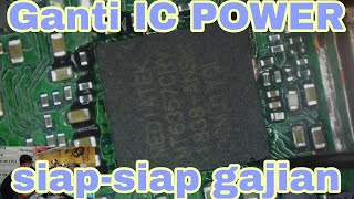 Ganti IC POWER HP oppo a1k
