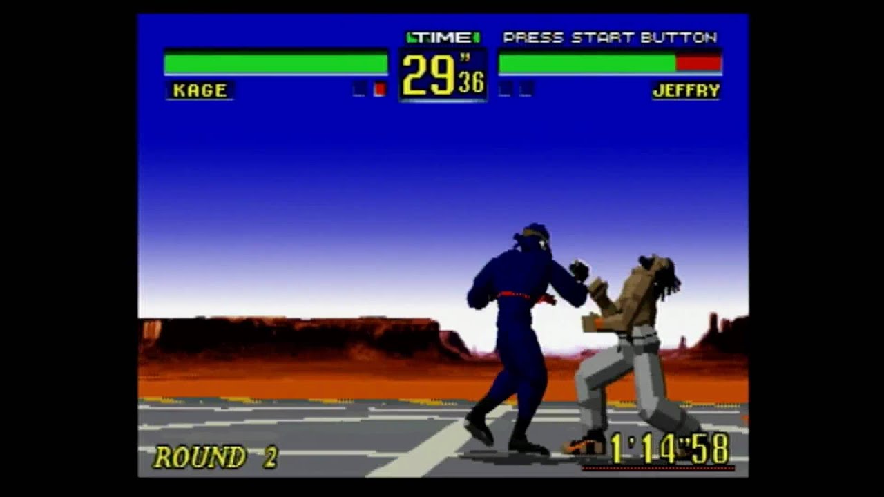 Classic Game Room - VIRTUA FIGHTER 1 for Sega Saturn review - YouTube