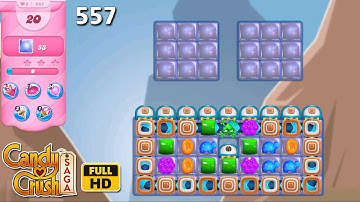 Candy Crush Saga Level-557 [NO BOOSTER] FULL HD Game Play