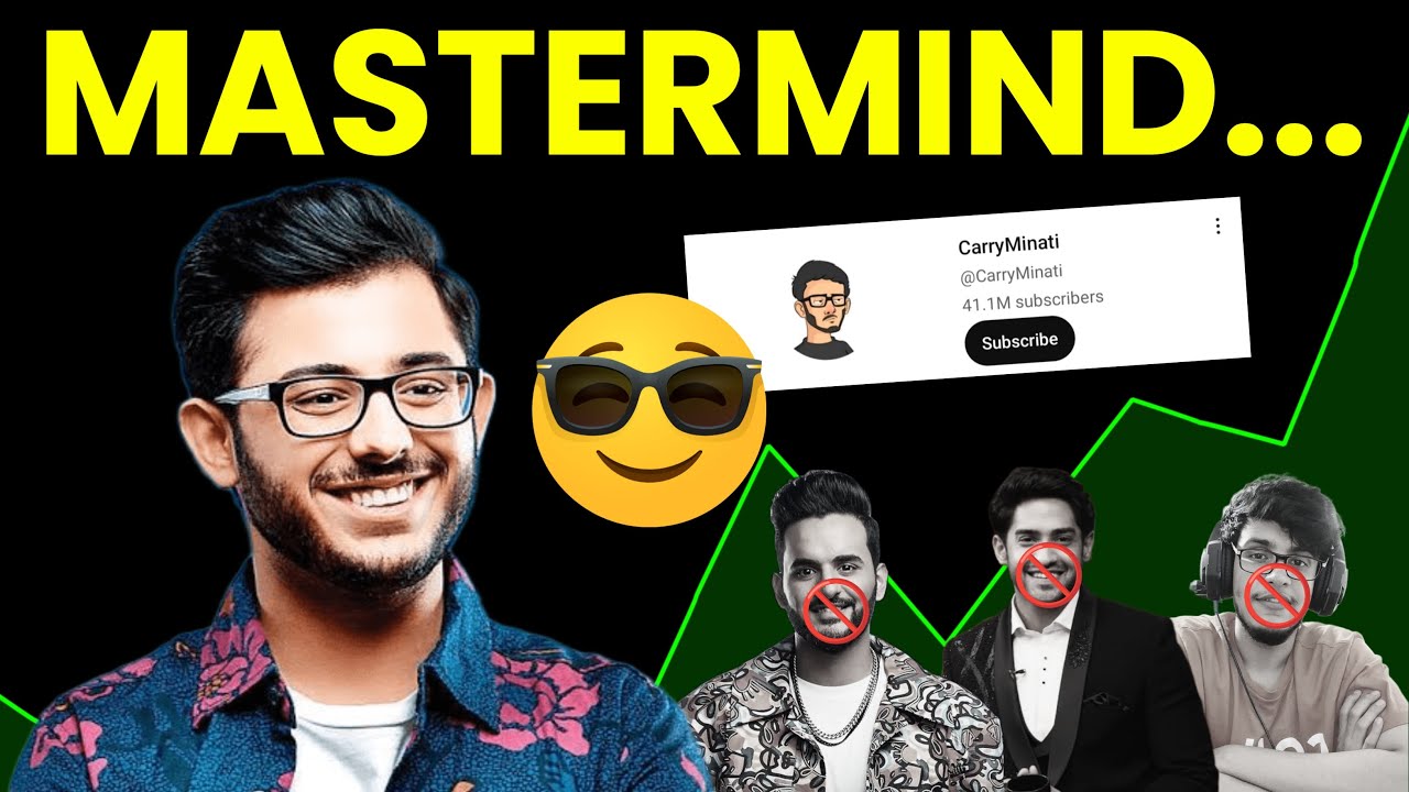 How Carryminati Beat Every Youtuber in his Niche CarryMinati YouTube