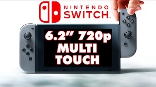 Nintendo Switch Has 6.2" 720p Multitouch Screen; IR Pointer Controls in Joy-Con (RUMOUR)