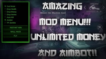 Dead Trigger 2 Best Mod Menu With Aimbot!!! Hack No Root Apk unlimited money and god mode!!! Mod
