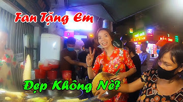 Tin vui: Cô Ba bắp nướng được fan tặng áo Bà Ba có chữ HỶ màu ĐỎ may mắn