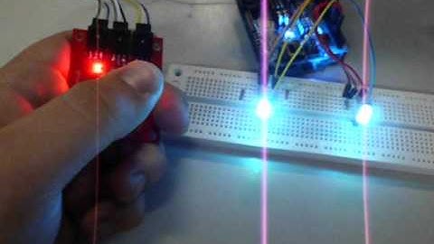 Arduino Joystick shield RBG LED with on-off button