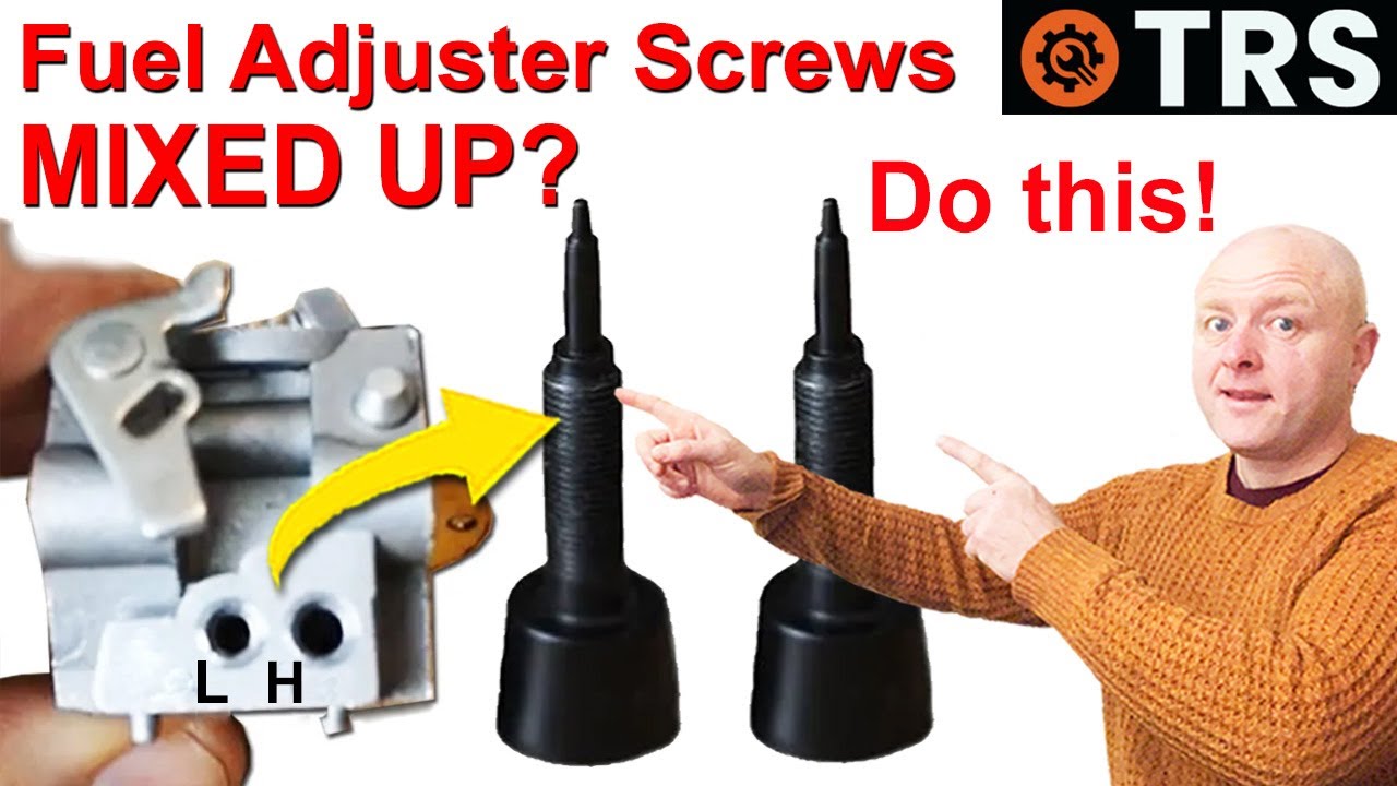 Mixed up Screws! for Carburetor Fuel Air Adjustment (on Chainsaw